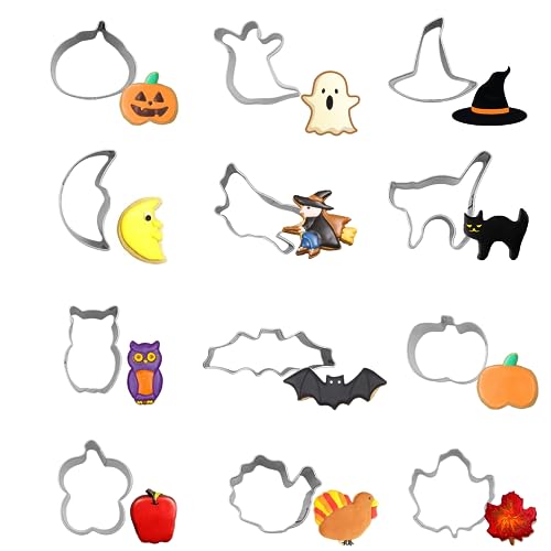 Crethinkaty Mini Halloween Cookie Cutters...