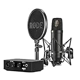 RØDE NT1 & AI-1 Kit de estudio completo 1 'Micrófono de condensador cardioide e interfaz de audio USB AI-1