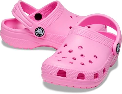 Crocs Kids Classic Clog (Toddler) - Clogs for Kids - Synthetic Upper - Ventilation Holes - Round Toe Taffy Pink 7 Toddler M - 3