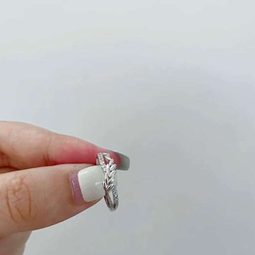 Coppia Anello Argento Sterling per Donna Uomo - Fedine Fidanzamento, Fede Nuziale, Set Sposa - Anelli Regolabili Con Confezione Regalo