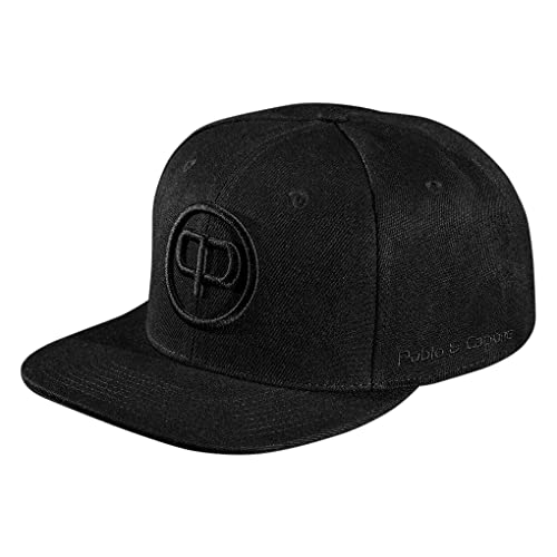Pablo & Capone Snapback Cap - Black & Black
