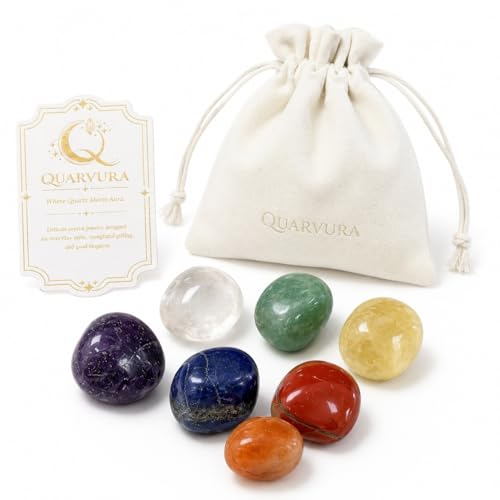 Chakra Tumbled Stones Set with Velvet Pouch
