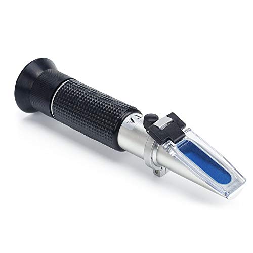 Brix Refractometer for Beer Brewing,Wine Making, Sugar Content Mearsuring,Dual Scale - Specific Gravity 1.000-1.130 and Brix 0-32%,with ATC Function,Beer Wort Refractometer Brix Refractometer for Beer Brewing,Wine Making, Sugar Content Mearsuring,Dual Scale - Specific Gravity 1.000-1.130 and Brix 0-32%,with ATC Function,Beer Wort Refractometer