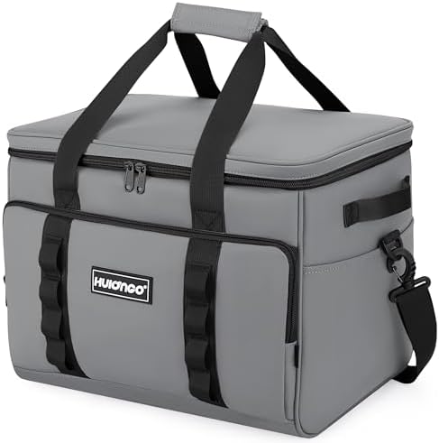 Hulongo Glaciere Grand Pliable Glacière Souple Isotherme Etanche Sac Pique Nique...