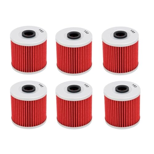Filtre à huile pour moto et quad compatible avec la référence 16099-004 lot de 6