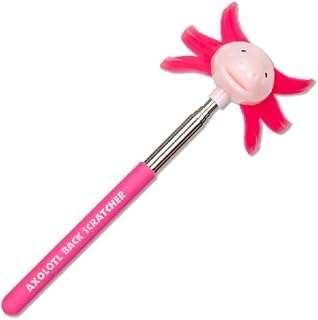 Archie McPhee Plastic/Stainless Steel Funny Novelty Back Scratcher (Axolotl)