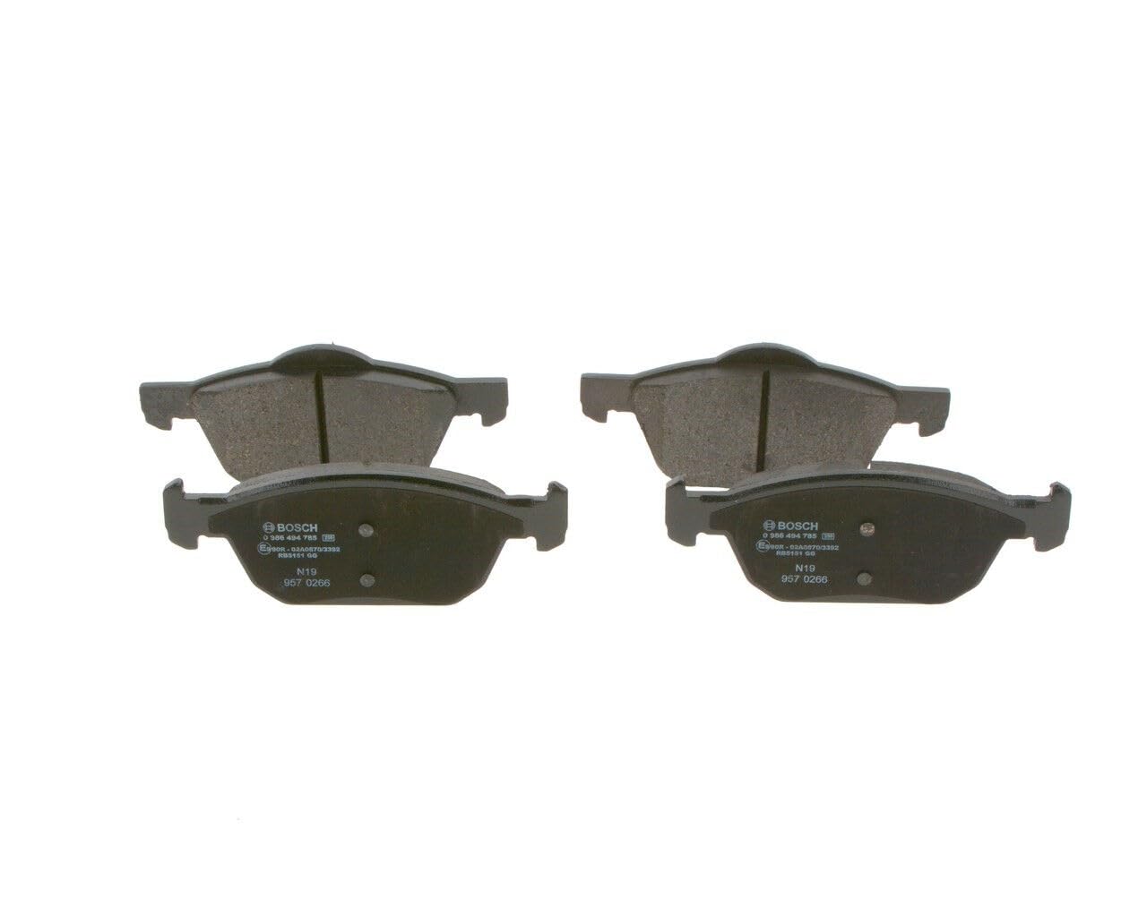 Bosch Bosch BP1959 - Brake Pads Car Front Axle - Bosch Quality - Reduced Noise and Dust - ECE-R90 Certified - Copper-Free - 1 Set of 4