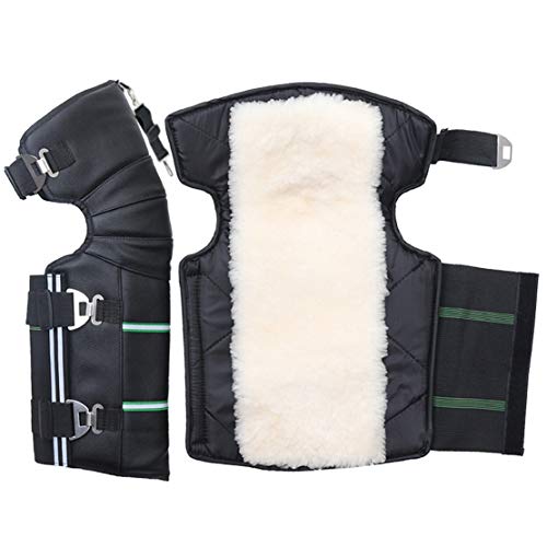Genouillères de moto protection du genou AKT contre le froid hivernal épais pour ski et enduro