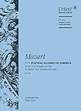 Vesperae solennes de Dominica KV 321 - Urtext - Studienpartitur (PB 5603): Studienpartitur, Urtextausgabe für Soli, Chor, Orchester - Wolfgang Amadeus Mozart, Ulrich Konrad (Hrsg.) 