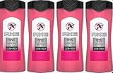 AXE Body Wash for Her, Anarchy 16 Ounce (Pack of 4)