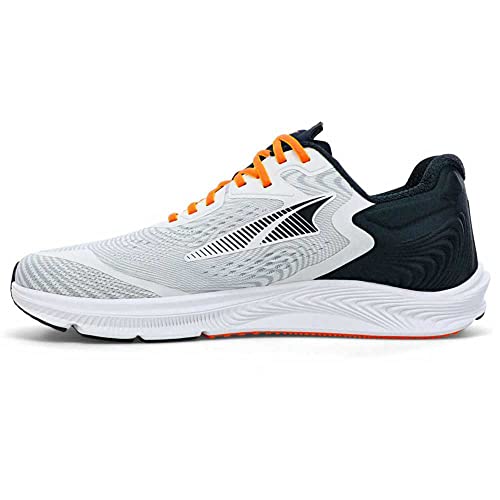 Image of ALTRA Men's AL0A547F Torin 5 Road Running Shoe, White /Orange - 8.5 M US