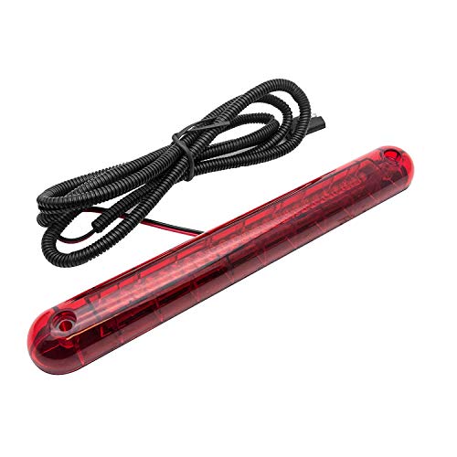 ANKIA 3ème feu de stop 24 LED 12 V, installation haute, rouge