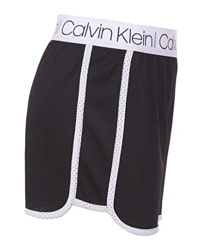 Calvin Klein Girls' Performance Running Shorts, Quick-Drying Mesh, Elastic Waistband & Pull-On Style, Black Mesh, 8-10 #TOP1