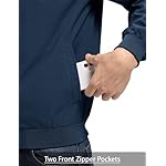 TBMPOY Men's Lightweight Jackets Casual Windbreaker Stylish Light Fall Spring Golf Work Dress Business