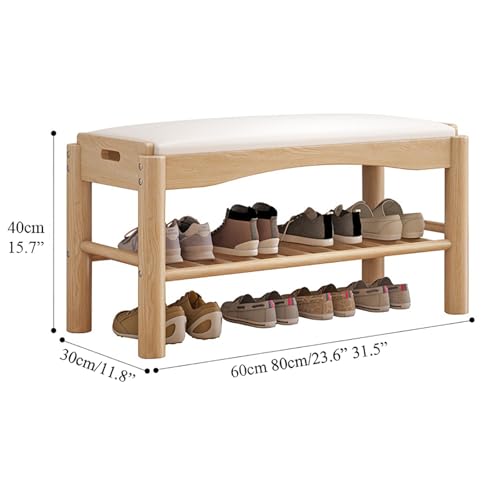 Rangement pour chaussures pour porte d'entrée compact avec assise - 3