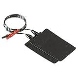  Gummi-Elektroden für Elektrotherapiegeräte 4x6 cm, Elektroden aus Gummi, 2 Stück