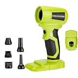210W Electric Jobsite Air Blower for Ryobi 18v Battery Cordless Handheld Leaf Violent Blower for Turbo Jet Fan for Keyboard Outdoors Car Cleaner