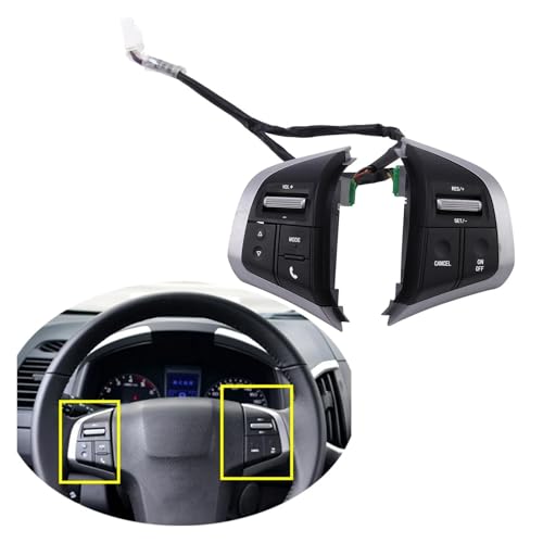 Bouton volant multifonction Isuzu D-Max et Mux commande audio - 6