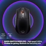 SteelSeries Rival 3 Wireless Gen 2 Gaming Mouse — 2.4GHz and Bluetooth — 18000 DPI TrueMove Air Optical Sensor — 60 Million Click Durability — Light-Weight — 100% PTFE Feet — Black - Image 3
