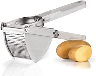 Potato Ricer and Potato Masher Heavy Duty Stainless Steel Potato Press Premium Grade, Large Capacity, Vegetable Ricer, Great for Smooth and Fluffy Mashed Potatoes, Puree, Gnocchi, Fruit Juicer