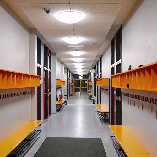 EMOS LED-Notbeleuchtung, Notausganglicht bis zu 3h Notfall-Modus, Fluchtwegleuchte mit Manuell-Prüftaste, inkl. Akkus, Notleuchte für Wandmontage, Dauerleuchte, Notausgangsschild, Weiß