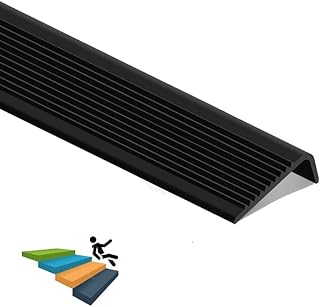 L-Shaped Vinyl Stair Nosing Rubber Stair Nosing Non-Slip Self-Adhesive Stair Edge Protector, Step Edge Trim Strips for Indoor & Outdoor – Guaranteed Quality