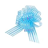 Lieferumfang: 1x elegante, leicht glänzende Geschenkschleife mit Geschenkband - Farbe wählbar