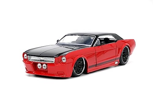 Jada Big Time Muscle 1:24 Ford Mustang 1965 die-cast rojo/negro