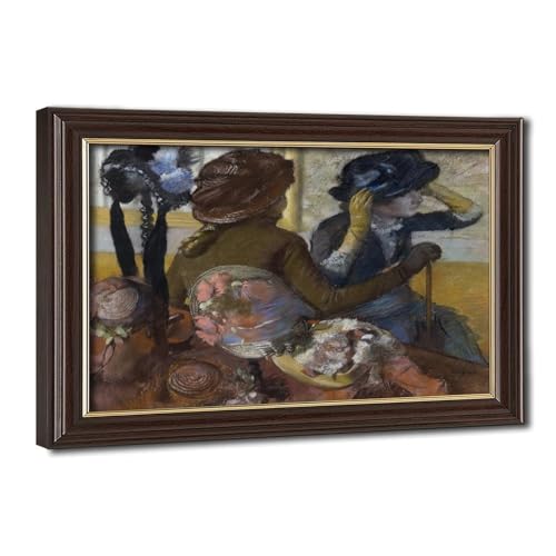 Toile Edgar Degas At The Milliner's pour créer une ambiance élégante au salon