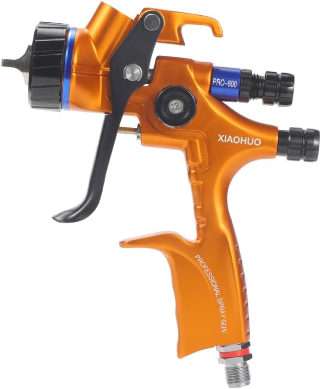PRO-600 Ergonomic Paint Spray Gun Grip, Prolite Clear Coat Gun, 1.3mm Tip, 600ml Cup