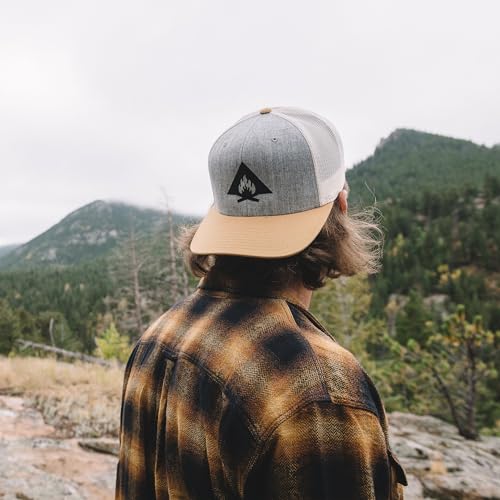 Black Lantern Men’s Retro Mountain Tee – Bold Nature Graphic on Soft Black Shirt Outdoors-Inspired Style 7