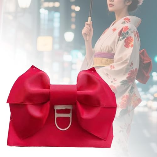 Kimono Obi Belt Versatile Waistband Pre Tied Bow for Cosplay Women Kimono2