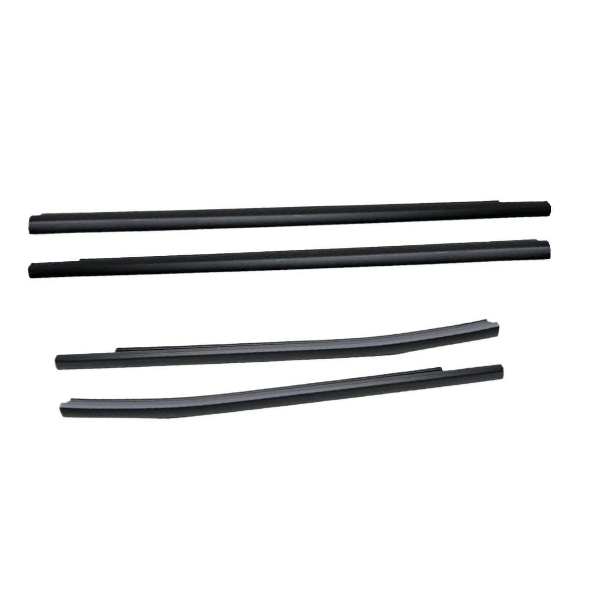 Mashrgx One Color 4Pcs Outer Windows Rubber Weatherstrip Door Sealing Belt Moulding Trim For Ford For Ranger For Everest 4 Doors 2013-2022 Automotive Window Door Seals
