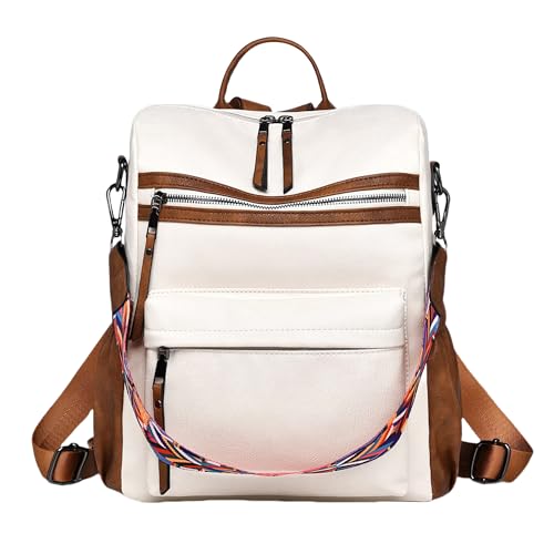 Dora & Liz Womens Backpack Purse Leather Fashion Travel Backpack Purse for Women Designer Ladies Shoulder Bags