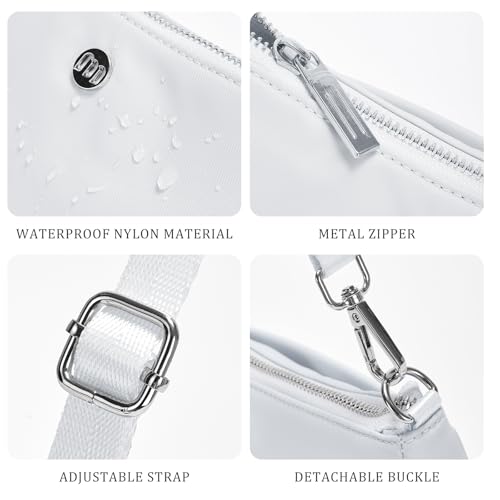 Image of Shoulder Bag for Women Handbags with Adjustable Strap Underarm Purse Mini Clutch Purses Trendy Crescent Bags 1L