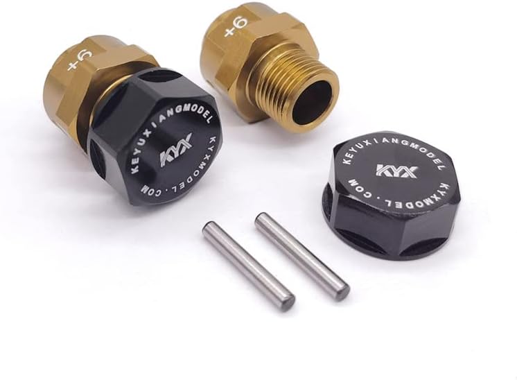 KYX Racing Aluminum 17mm Wheel Hex 6mm Offset Extension Upgrades Accessories for 1/7 1/8 RC Crawler Car Arrma Karton Fireteam Notorious Outcast Talion