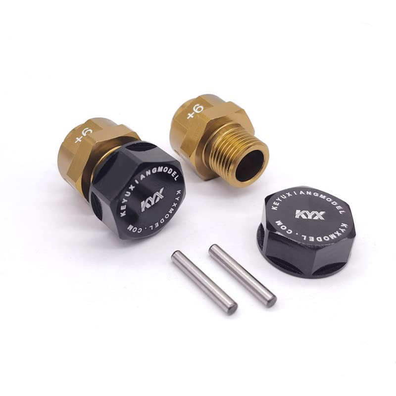 Roue hexagonale 17mm KYX anti-jeu avec décalage de 6mm pour crawler Arrma