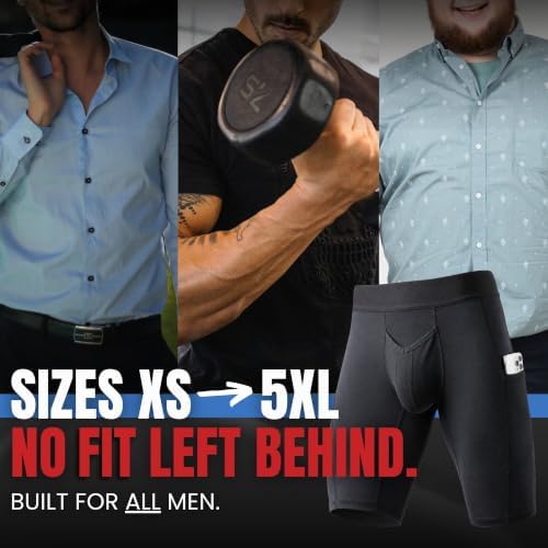 Real Men Nylon Compression Shorts V-Fly D Pouch Med 3pk Blk — view 6