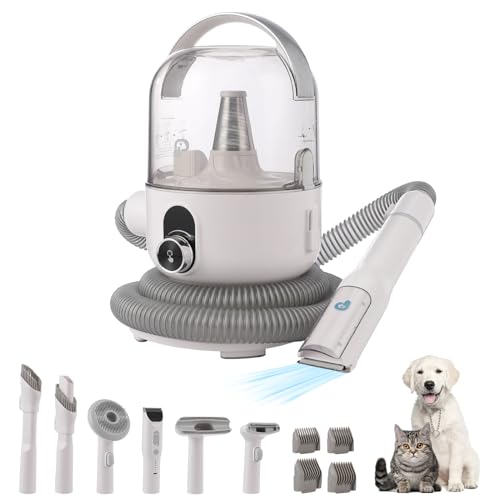 Kit de aspirador de pelos de animais de estimação, 13,4 Kpa com potência de sucção para queda de pel