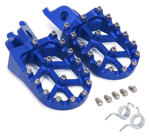 Pédales Repose-Pieds CRF250X bleu accessoire de remplacement pour moto de tout-terrain