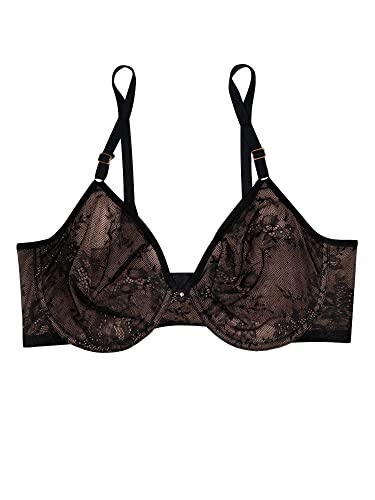 Image of Smart & Sexy Women's Sheer Mesh Demi Underwire Bra - See Through Bras