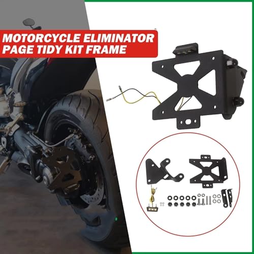 Support Plaque d'Immatriculation Rocket 3 Éliminateur Bavette Arrière Moto - 2