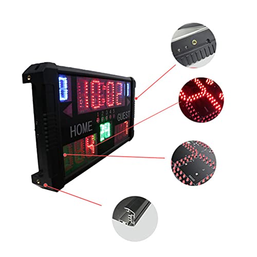 Marcador electrónico interior LED 14 dígitos con control remoto miniatura 3