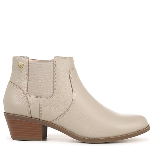 Image of Vionic Women's Ankle Bootie Finn - Comfortable Short Boots with Zipper Closure and Built in VIO Motion Technology, Providing Arch Support, Stability, Flexibility, and Cushioning, Sizes 5-12