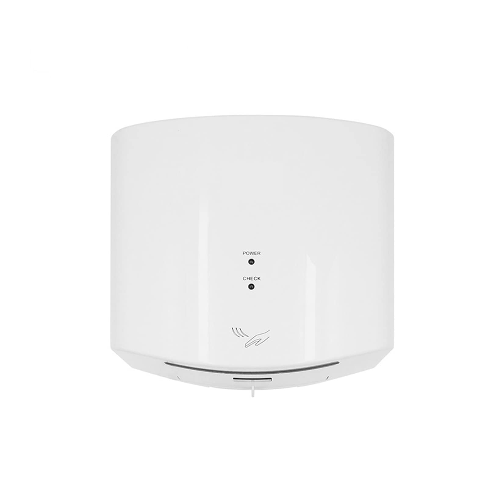 Secamanos eléctrico de alta velocidad 1400W con sensor automático en blanco