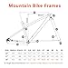HWEVDHJ 26er Mountain Bike Frame XC Hardtail Bike Frame 17''/18'' Aluminium Alloy Disc Brake Bicycle Frames Thru Axle 12×142mm(Orange,17