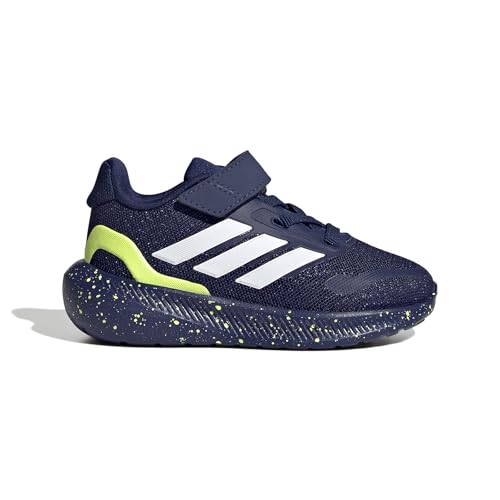 Baskets adidas Runfalcon 5 bébé bleu blanc jaune en taille 23.5 - 2
