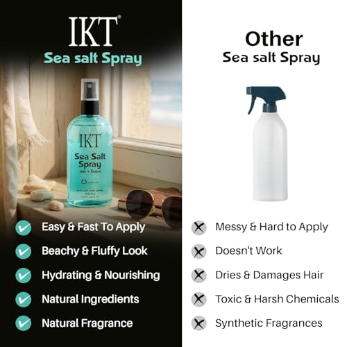 IKT Natural Sea Salt Spray para cabello 100ml miniatura 3