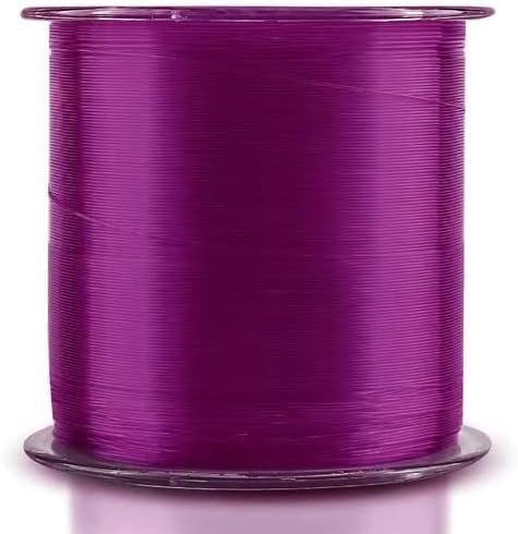 Monofilament Nylon Fishing Line, Extremely Strong and Durable 2-40LB for Saltwater & Freshwater Fishing (Red, 35lb - 500m - 0.47mm)
