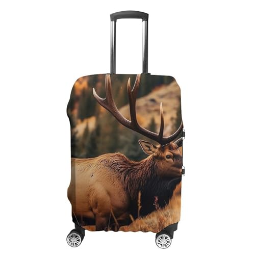 Wild Animals Luggage Cover, Washable Elastic Suitcase Cover Protector Fit 18-32 Inch Luggage